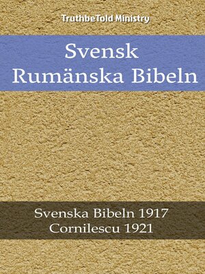cover image of Svensk Rumänska Bibeln